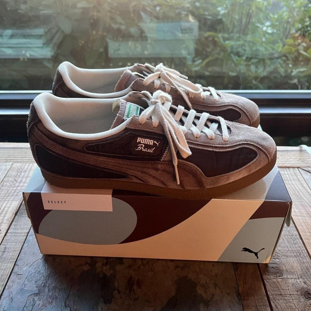 Kidsuper x Puma brazil sneaker "espresso brown"
